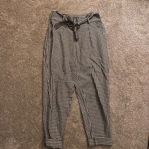 patterned straight pant